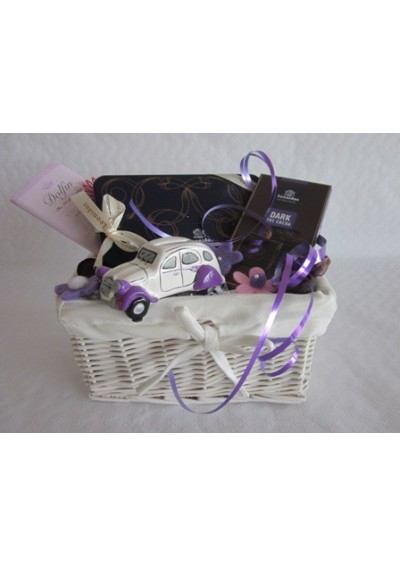 gift basket ride in car