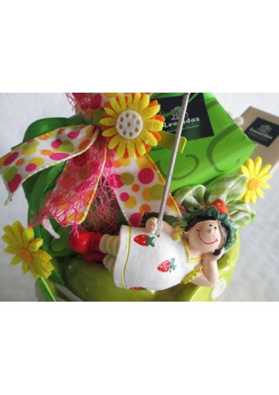 Gift basket - Ceramic boot