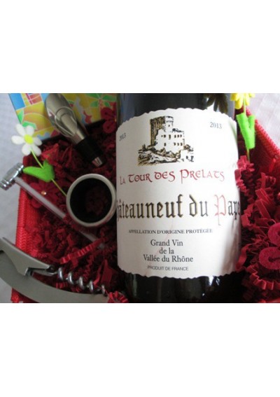 Châteauneuf du Pape 2016 - Geschenkmand