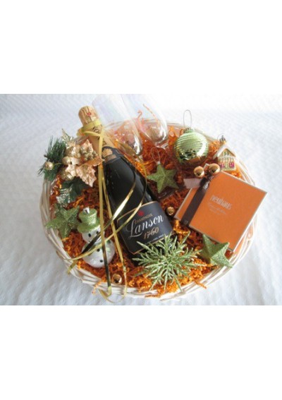 Christmas Bubbles "Lanson" - Gift Basket