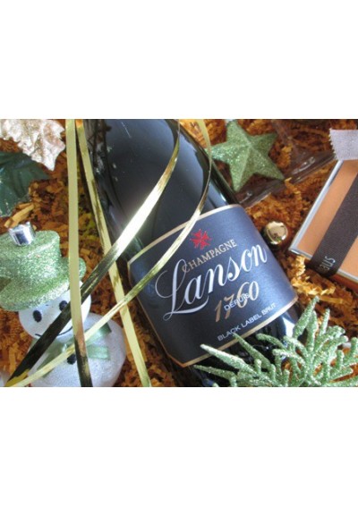 Bulles de Noël "Lanson" - Panier Cadeau