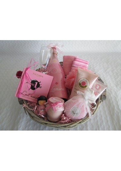 panier cadeau champagne Lanson 