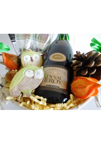 Night Star -Gift Basket - Champagne Duval Leroy Brut Reserve