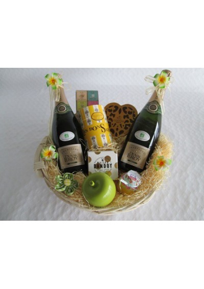 Panier cadeau champagne Duval Leroy