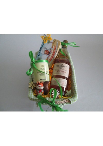 Hot Sand - Gift Basket - Whisky Glenlivet Nâdurra 16 Year