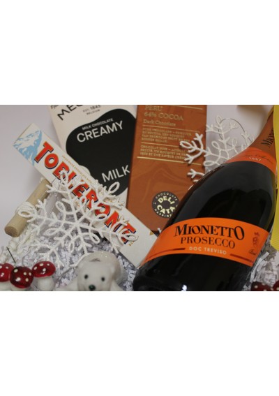 Panier cadeau Noël "Prosecco Mionetto"