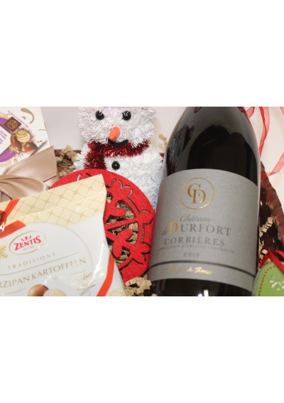 Panier cadeau Noël - Côtes-Du-Rhône