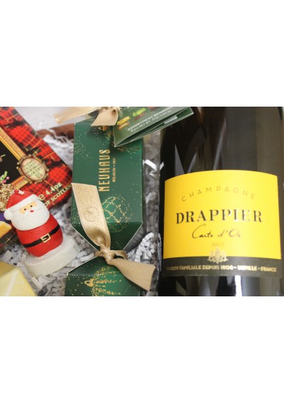 Panier cadeau Noël - Champagne Drappier