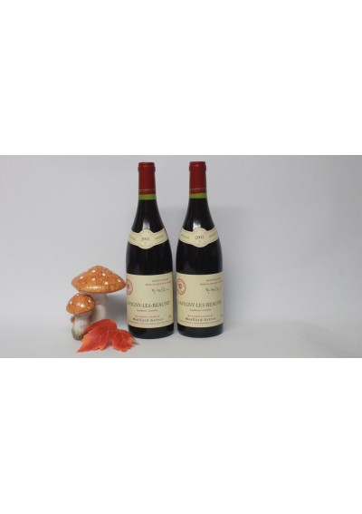 Prestige doos met 2 flessen Savigny-Les-Beaune 2003 rode wijnen