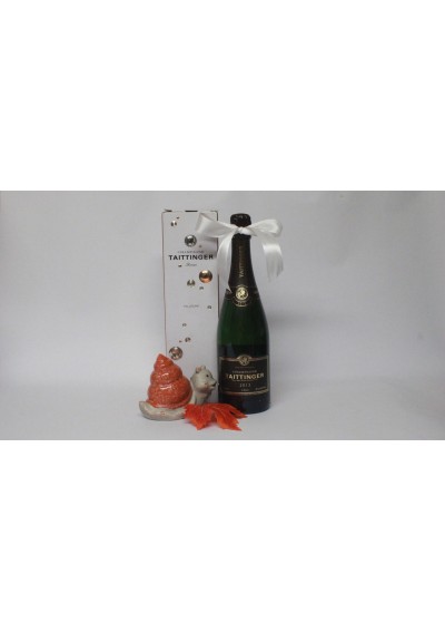 Coffret cadeau 1 Bouteille : Champagne Taittinger millésime 2013.