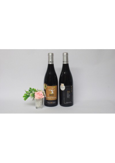 Geschenkdoos, 2 flessen Côtes-Du-Rhône