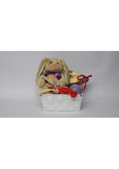 Little Rabbit - Birth gift basket